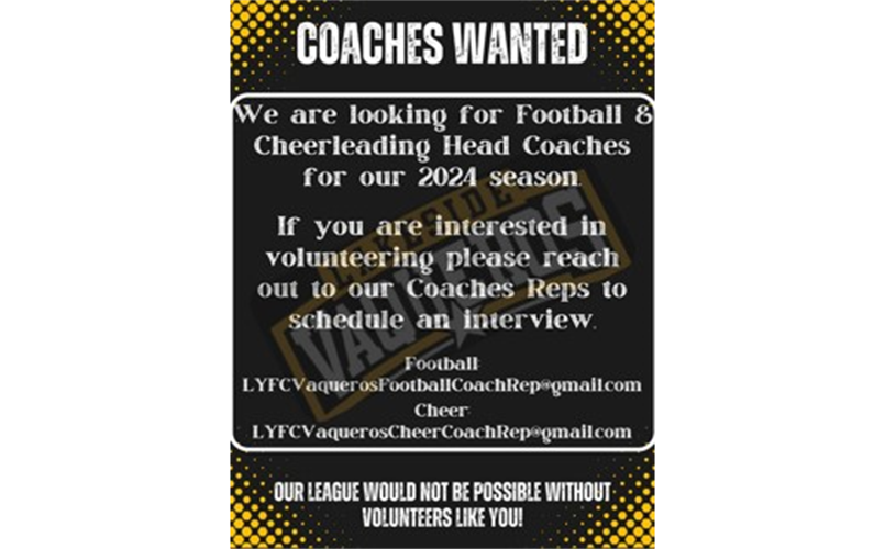 Calling All Coaches!